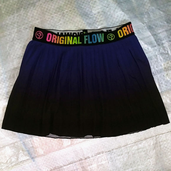 Zumba Fitness Shorts Zumba Original Flow Pleated Skort Purple Black